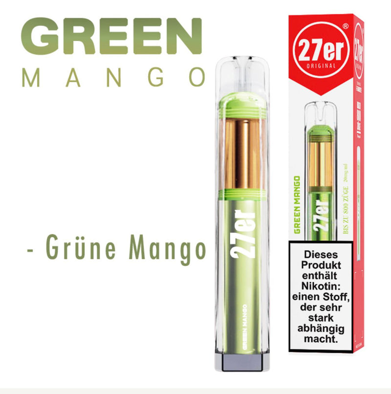 27er E-Vape Green Mango